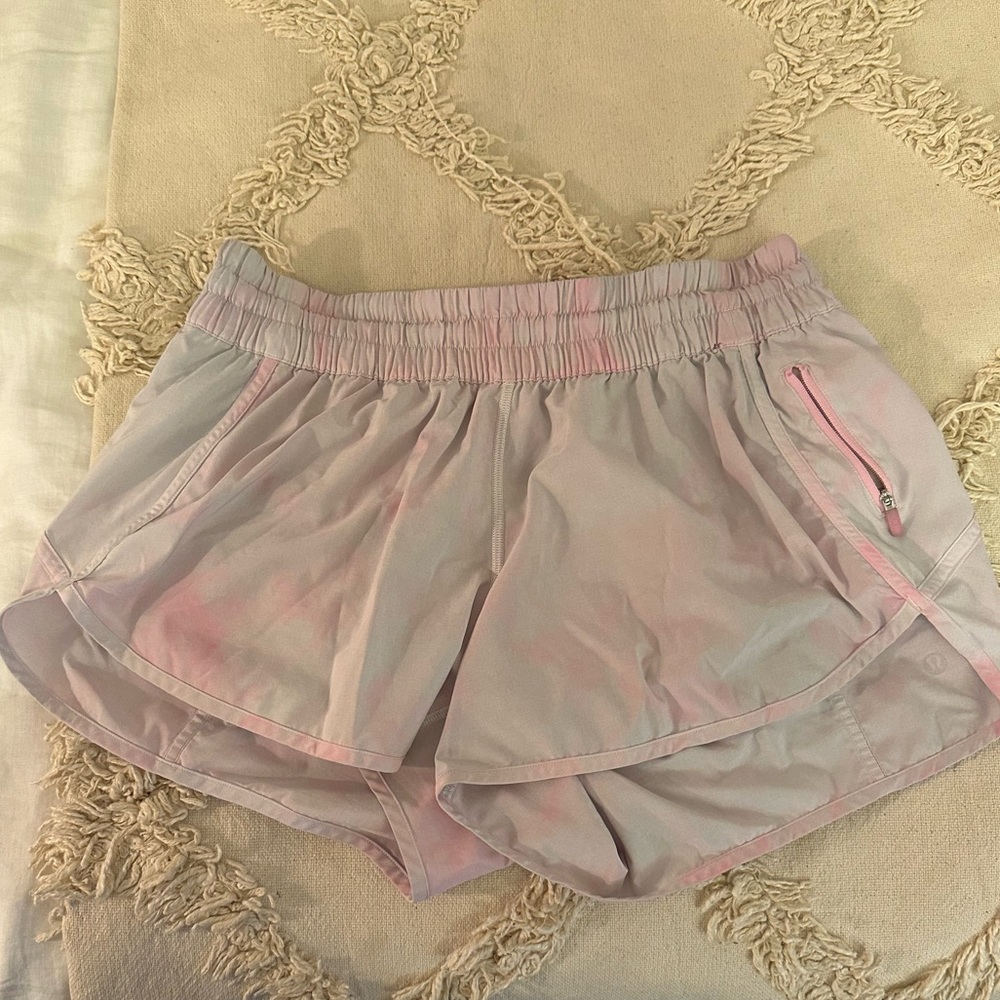 Lululemon Pink Tie Dye Shorts